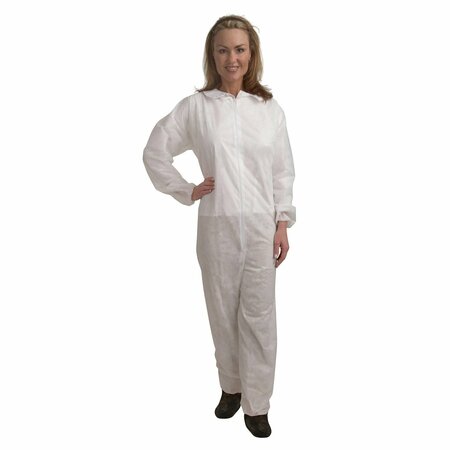 CORDOVA Polypropylene, Coverall, Standard Weight, XXXL, 12PK CO35XXXL